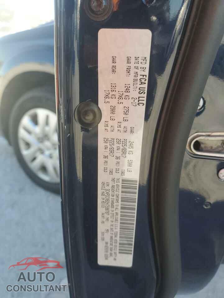 DODGE JOURNEY 2017 - 3C4PDCAB2HT598787