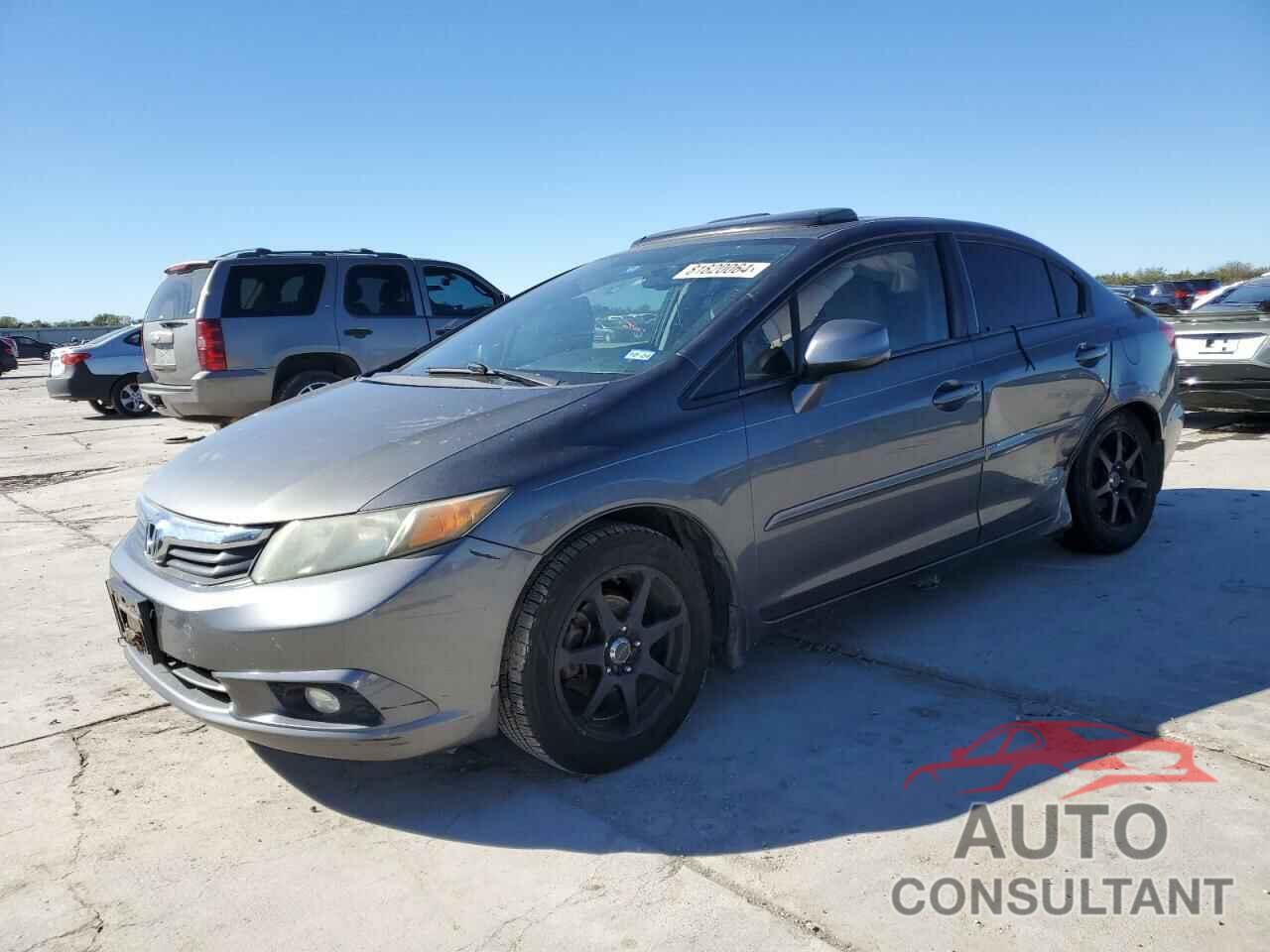 HONDA CIVIC 2012 - 2HGFB2F86CH547305
