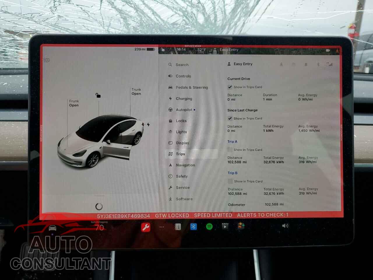 TESLA MODEL 3 2019 - 5YJ3E1EB9KF469834