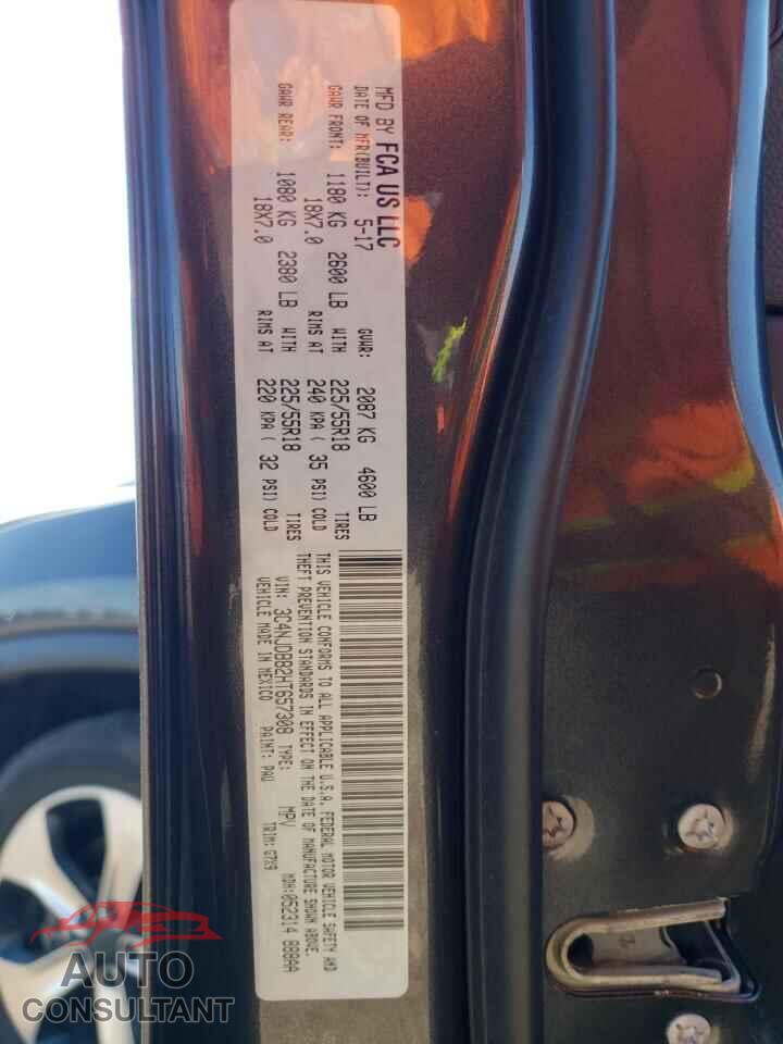 JEEP COMPASS 2017 - 3C4NJDBB2HT657308