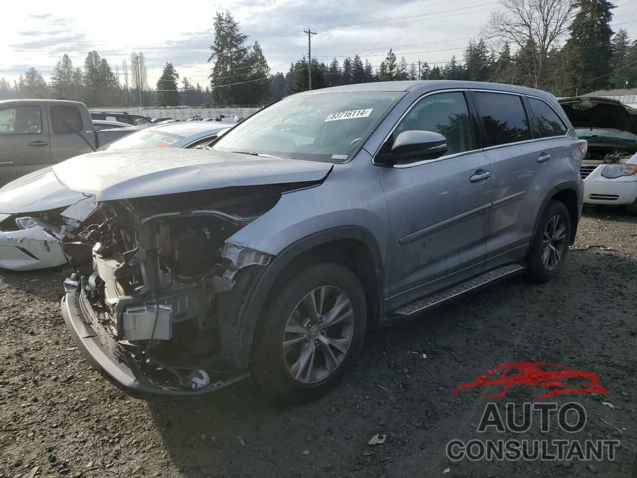 TOYOTA HIGHLANDER 2015 - 5TDBKRFH7FS140122