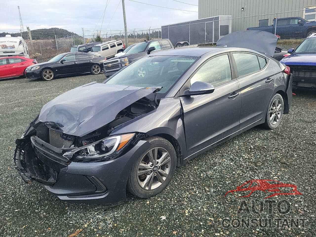 HYUNDAI ELANTRA 2018 - KMHD84LF0JU643343