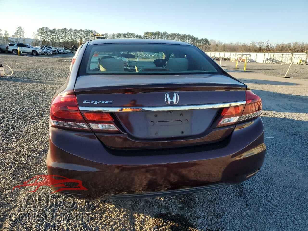 HONDA CIVIC 2013 - 2HGFB2F59DH588406