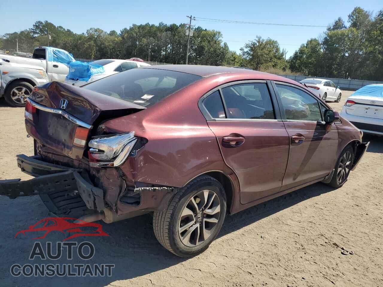 HONDA CIVIC 2013 - 19XFB2F85DE091003