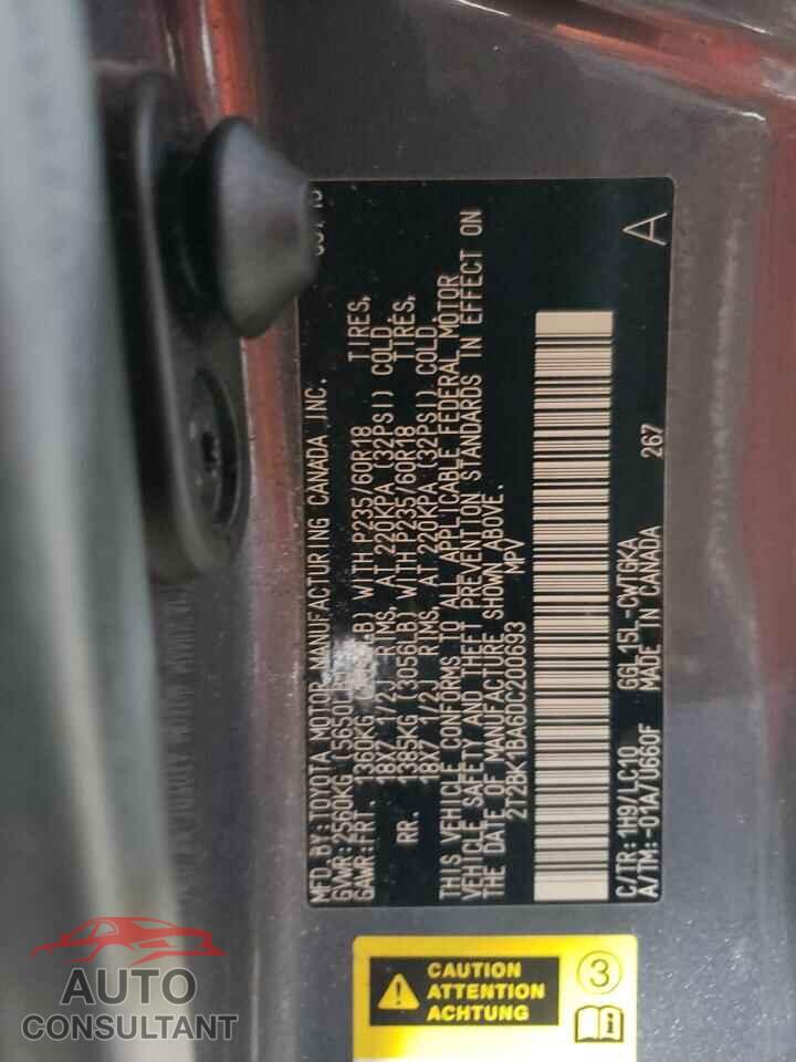 LEXUS RX350 2013 - 2T2BK1BA6DC200693