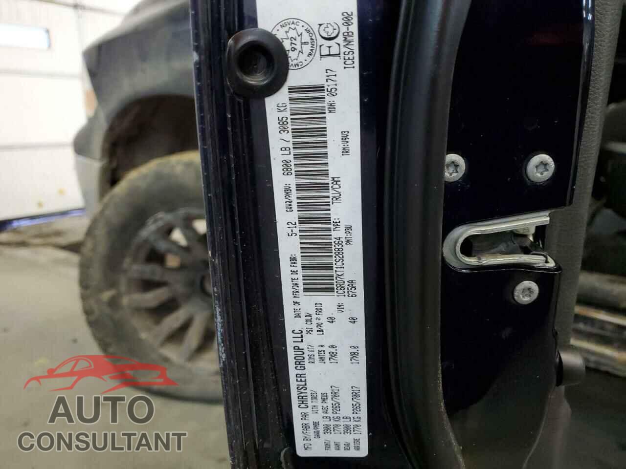 DODGE RAM 1500 2012 - 1C6RD7KT1CS288364