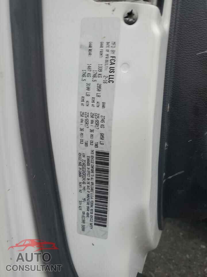 DODGE CARAVAN 2016 - 2C4RDGEGXGR324146