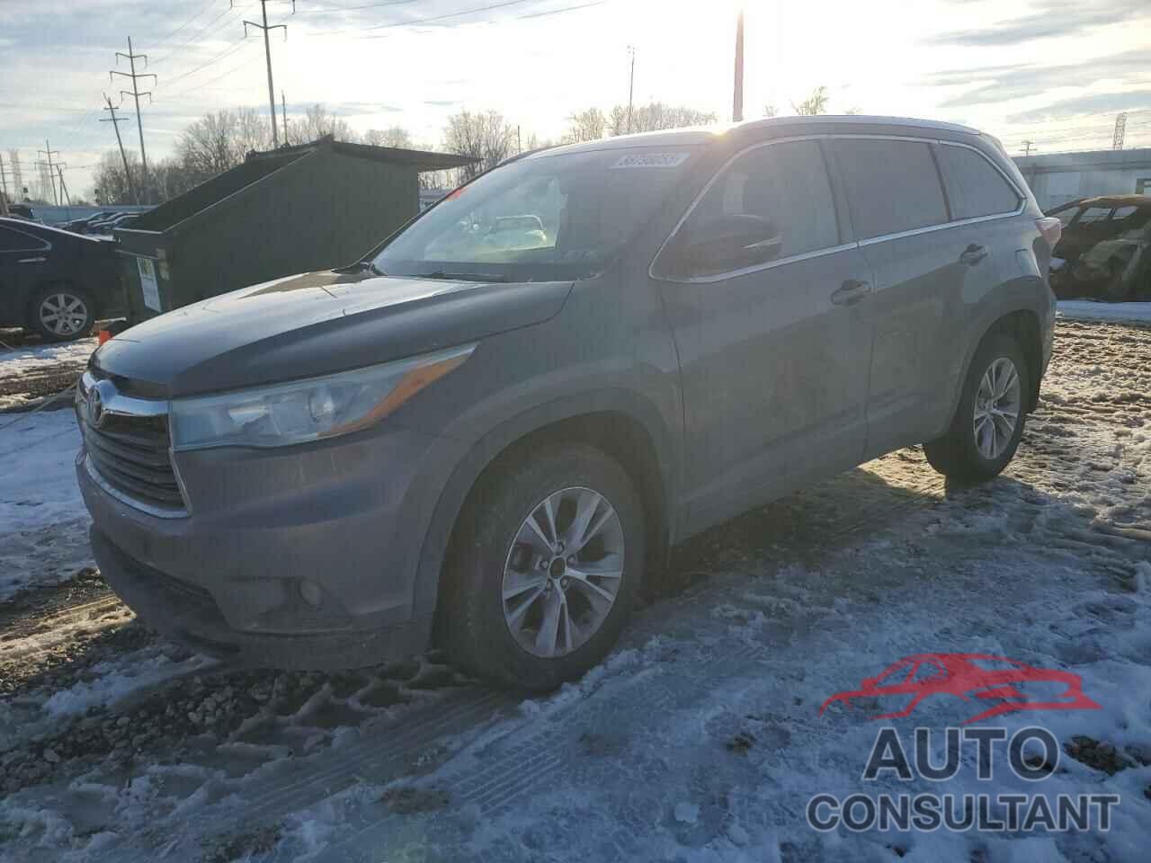 TOYOTA HIGHLANDER 2015 - 5TDJKRFH6FS138115