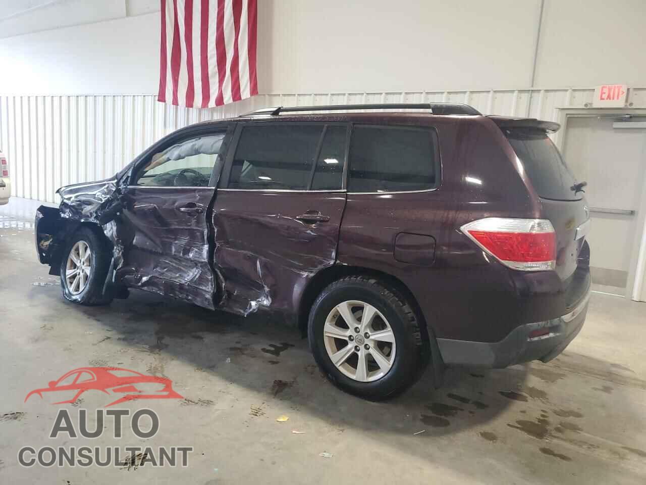 TOYOTA HIGHLANDER 2012 - 5TDZK3EH0CS061917