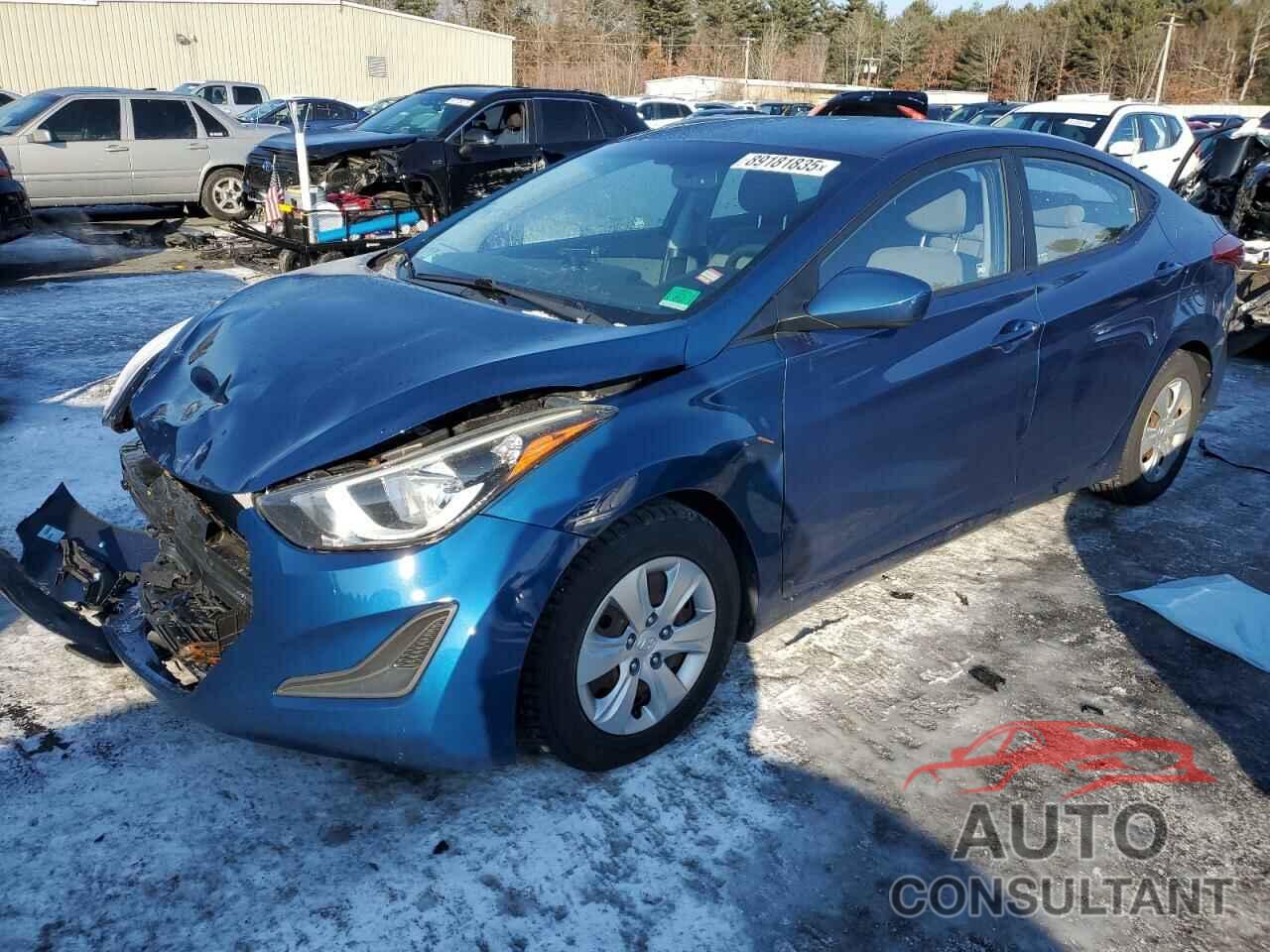 HYUNDAI ELANTRA 2016 - KMHDH4AE0GU602570