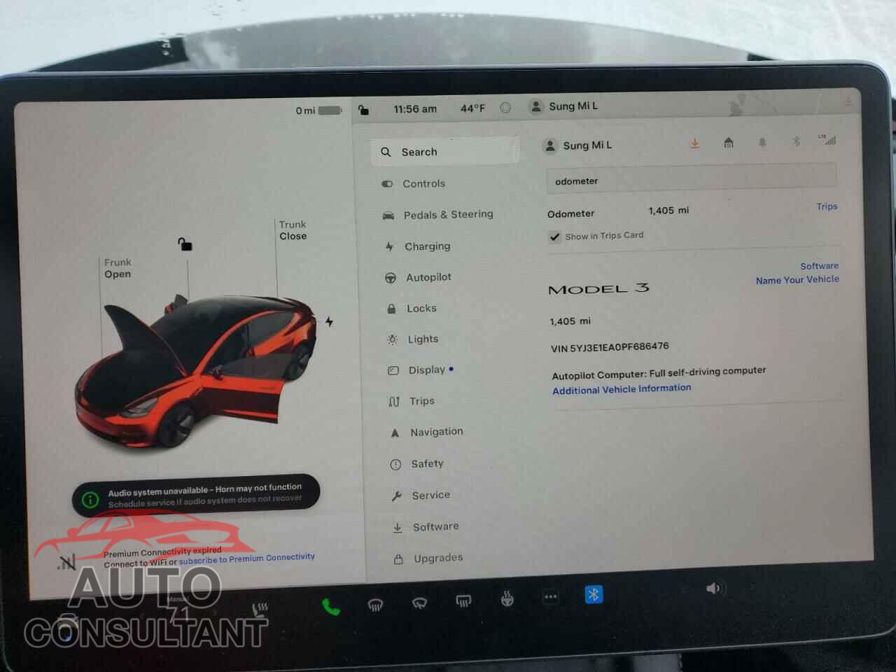 TESLA MODEL 3 2023 - 5YJ3E1EA0PF686476