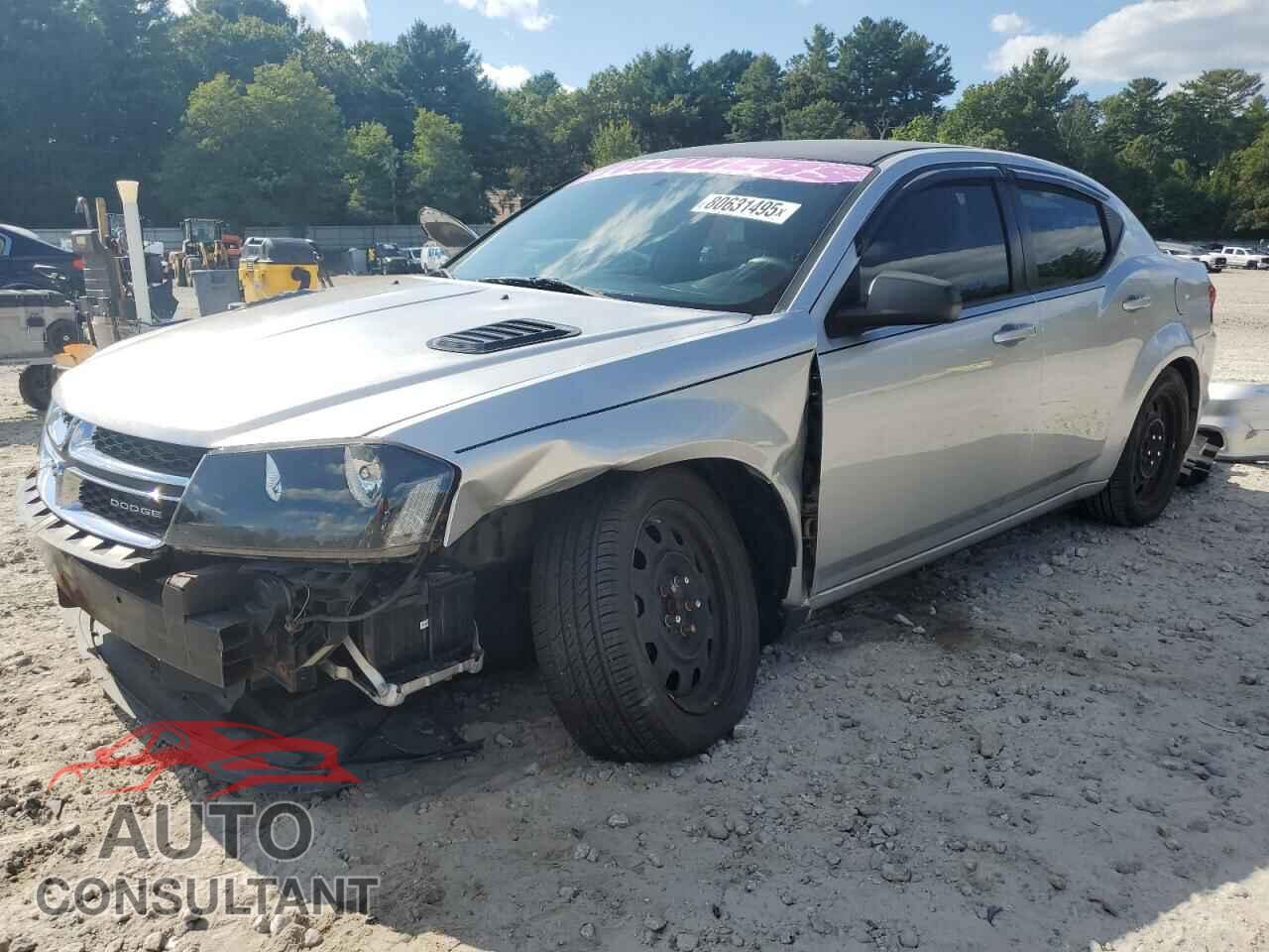 DODGE AVENGER 2012 - 1C3CDZABXCN102665