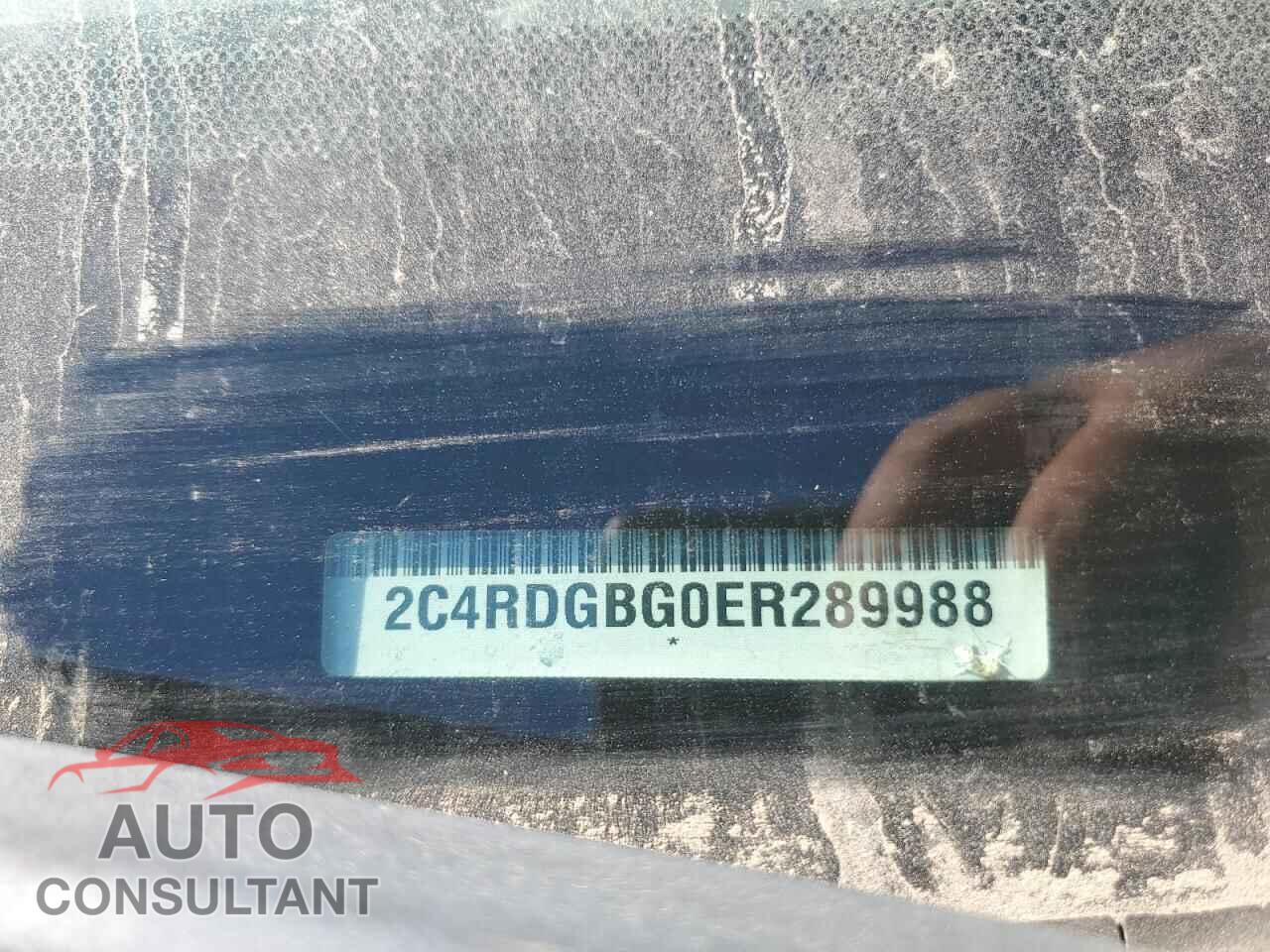 DODGE CARAVAN 2014 - 2C4RDGBG0ER289988