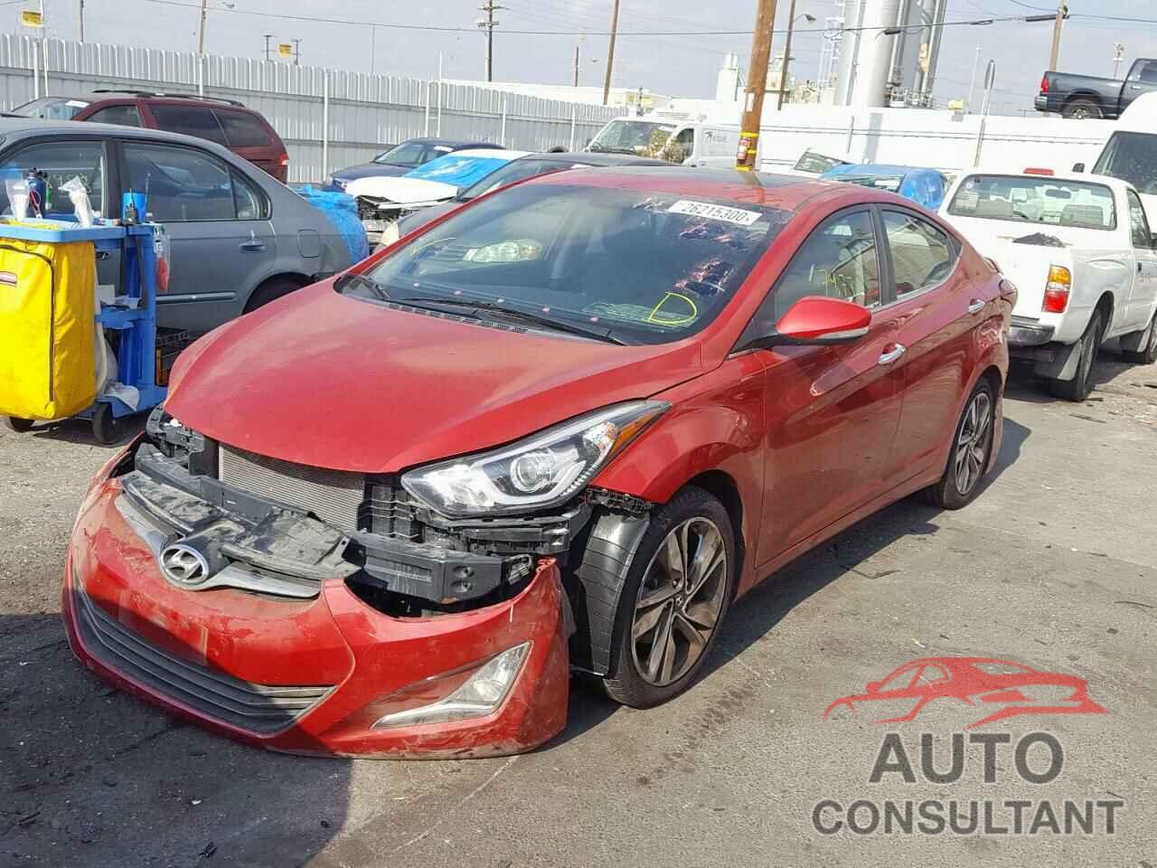 HYUNDAI ELANTRA 2015 - KMHDH4AE7FU392421