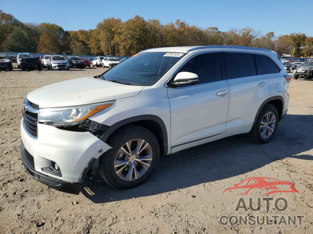 TOYOTA HIGHLANDER 2015 - 5TDKKRFHXFS067716