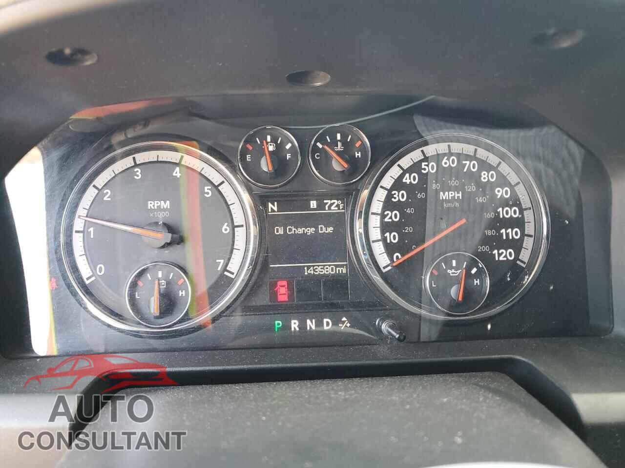DODGE RAM 1500 2012 - 1C6RD7LT2CS298318