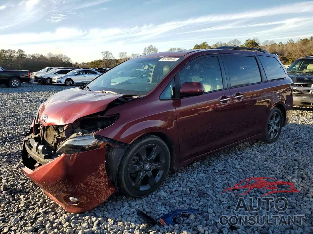 TOYOTA SIENNA 2017 - 5TDXZ3DC4HS784203