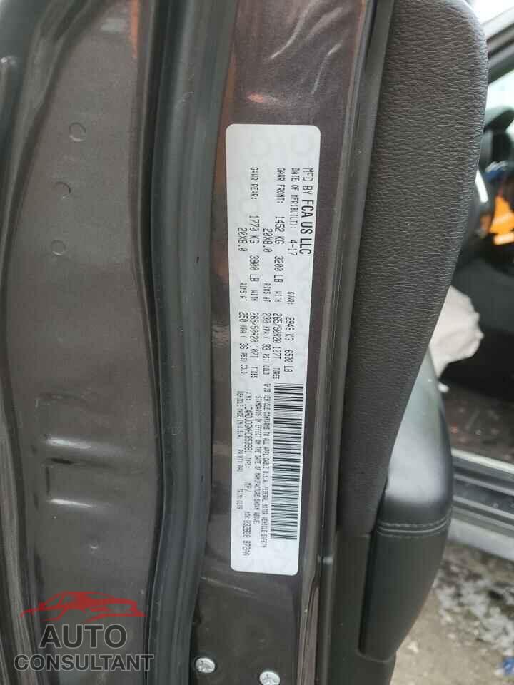 DODGE DURANGO 2017 - 1C4RDJDGXHC850981