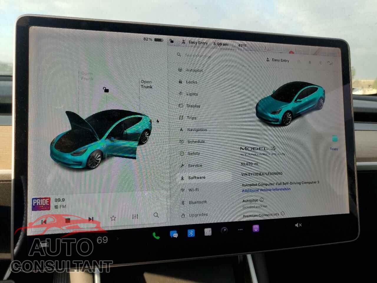 TESLA MODEL 3 2020 - 5YJ3E1EA7LF806560