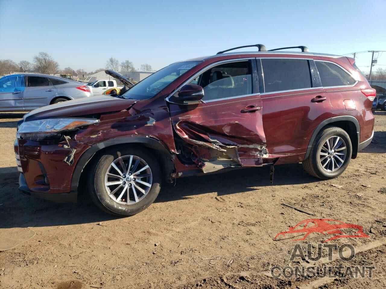 TOYOTA HIGHLANDER 2017 - 5TDJZRFH7HS431259