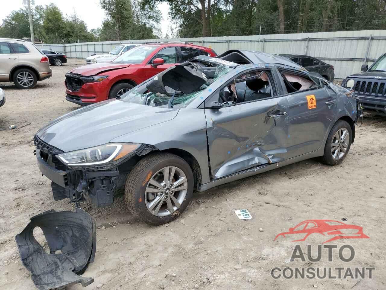HYUNDAI ELANTRA 2018 - KMHD84LF0JU511988