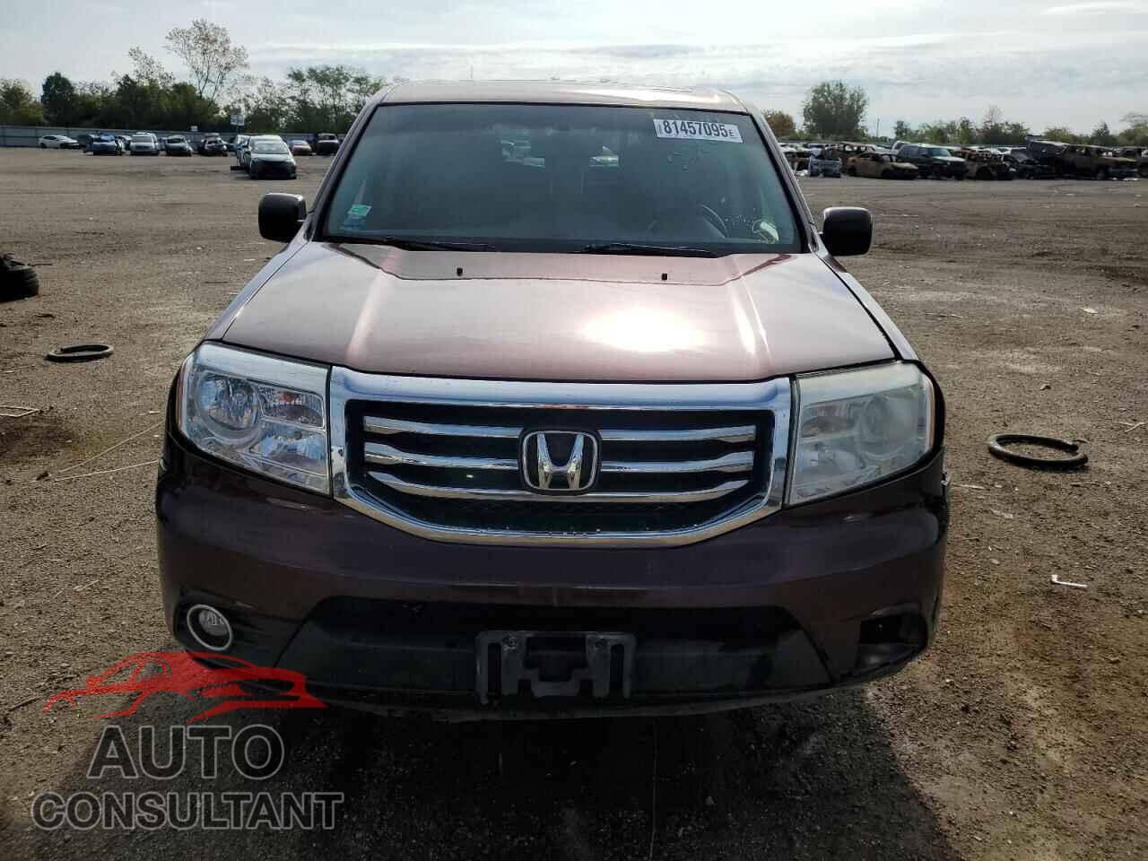 HONDA PILOT 2013 - 5FNYF4H66DB006197
