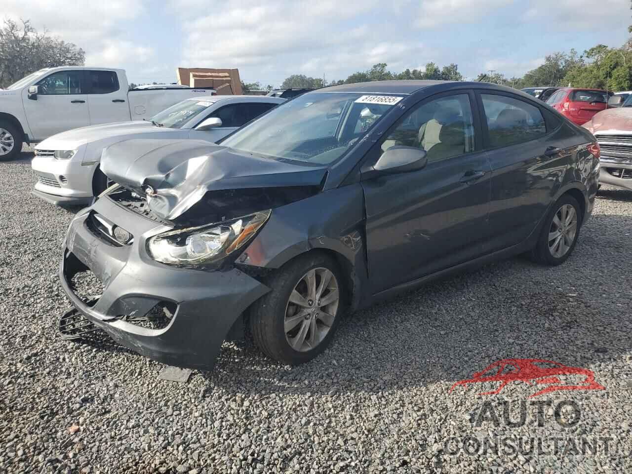 HYUNDAI ACCENT 2012 - KMHCU4AE5CU056320