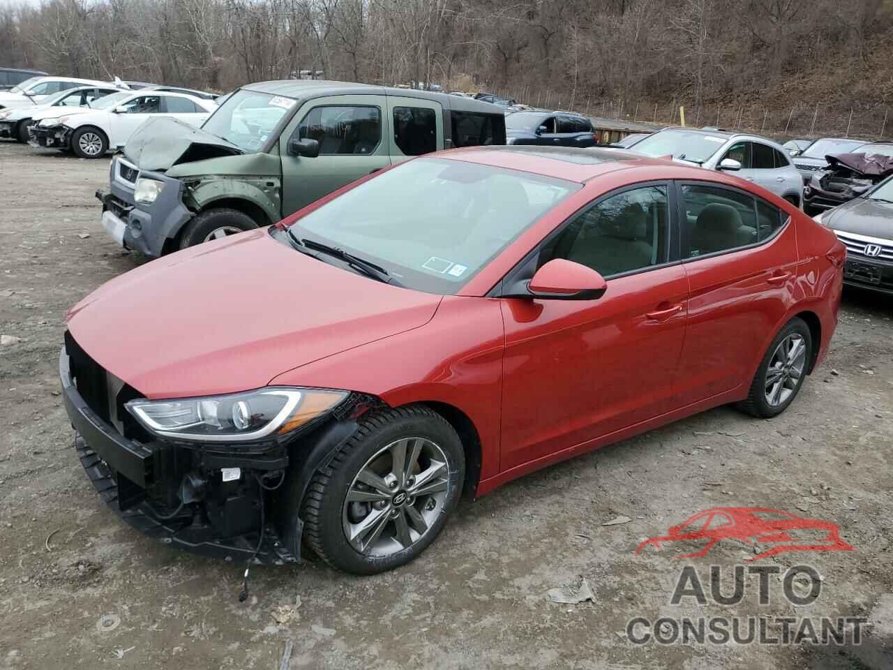 HYUNDAI ELANTRA 2018 - 5NPD84LFXJH392877