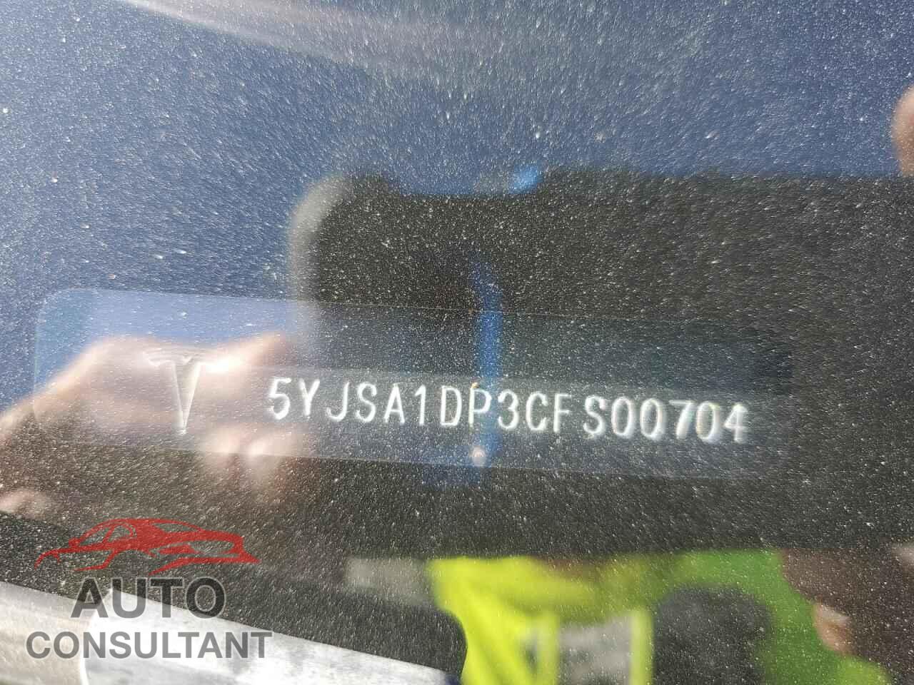 TESLA MODEL S 2012 - 5YJSA1DP3CFS00704