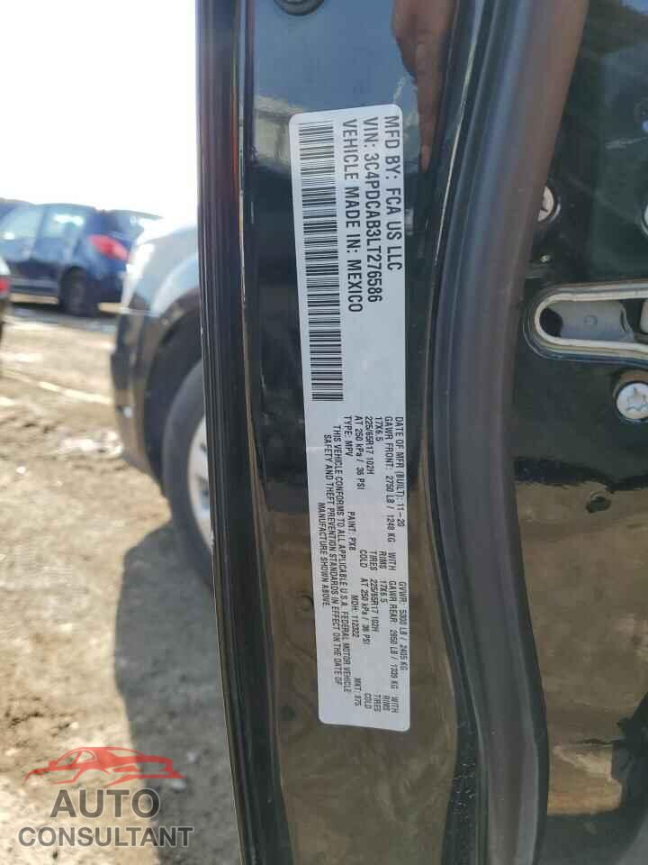 DODGE JOURNEY 2020 - 3C4PDCAB3LT276586