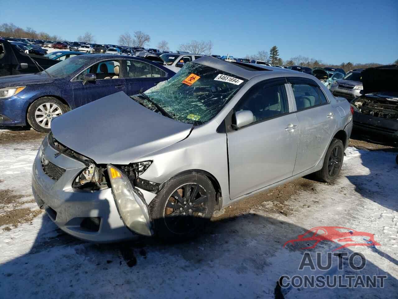 TOYOTA COROLLA 2009 - 2T1BU40EX9C109620