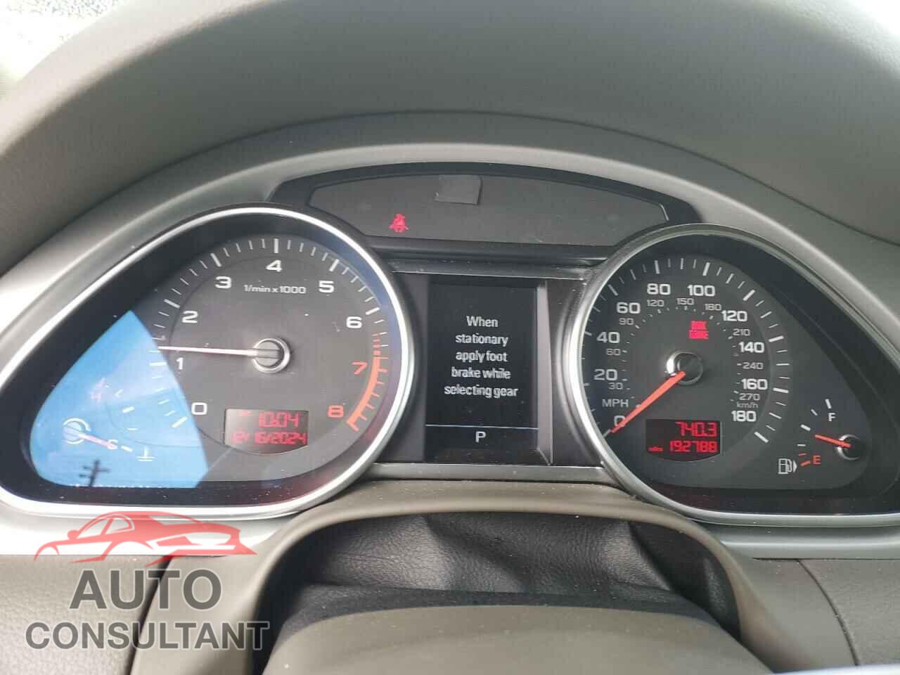 AUDI Q7 2011 - WA1LGAFE6BD002097