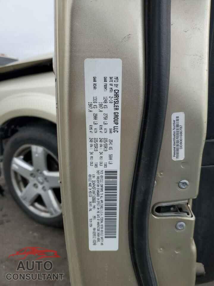 DODGE JOURNEY 2010 - 3D4PH5FVXAT169666