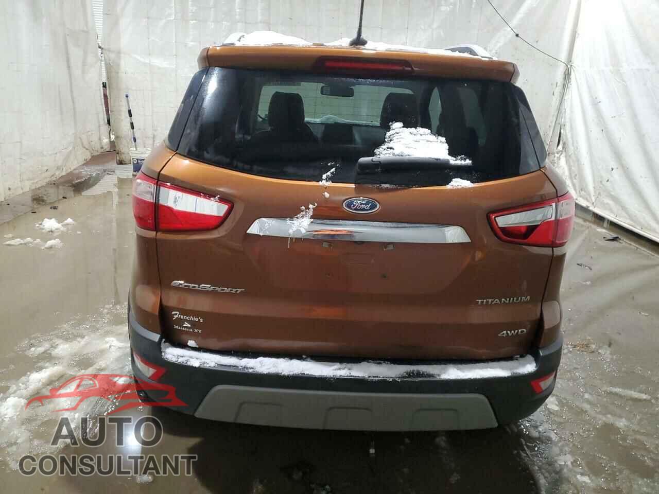 FORD ECOSPORT 2019 - MAJ6S3KL6KC260391