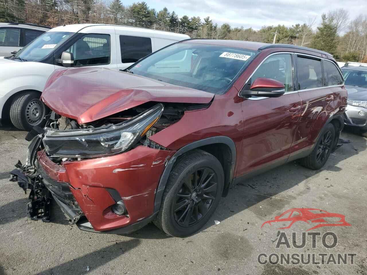 TOYOTA HIGHLANDER 2019 - 5TDJZRFH2KS609926