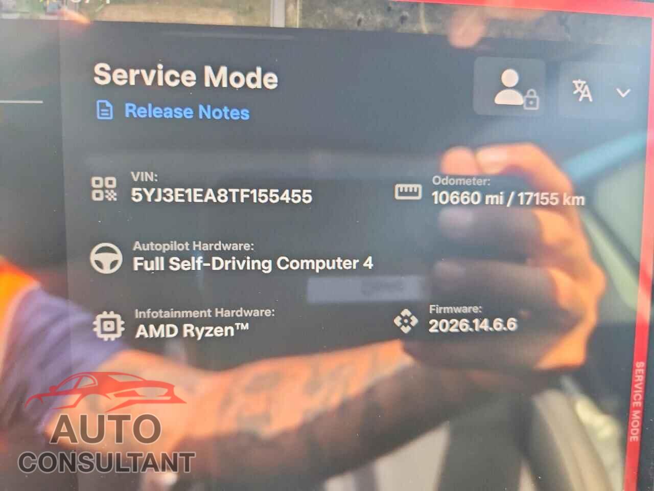TESLA MODEL 3 2026 - 5YJ3E1EA8TF155455