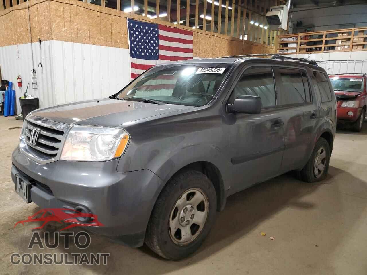 HONDA PILOT 2012 - 5FNYF3H2XCB019945