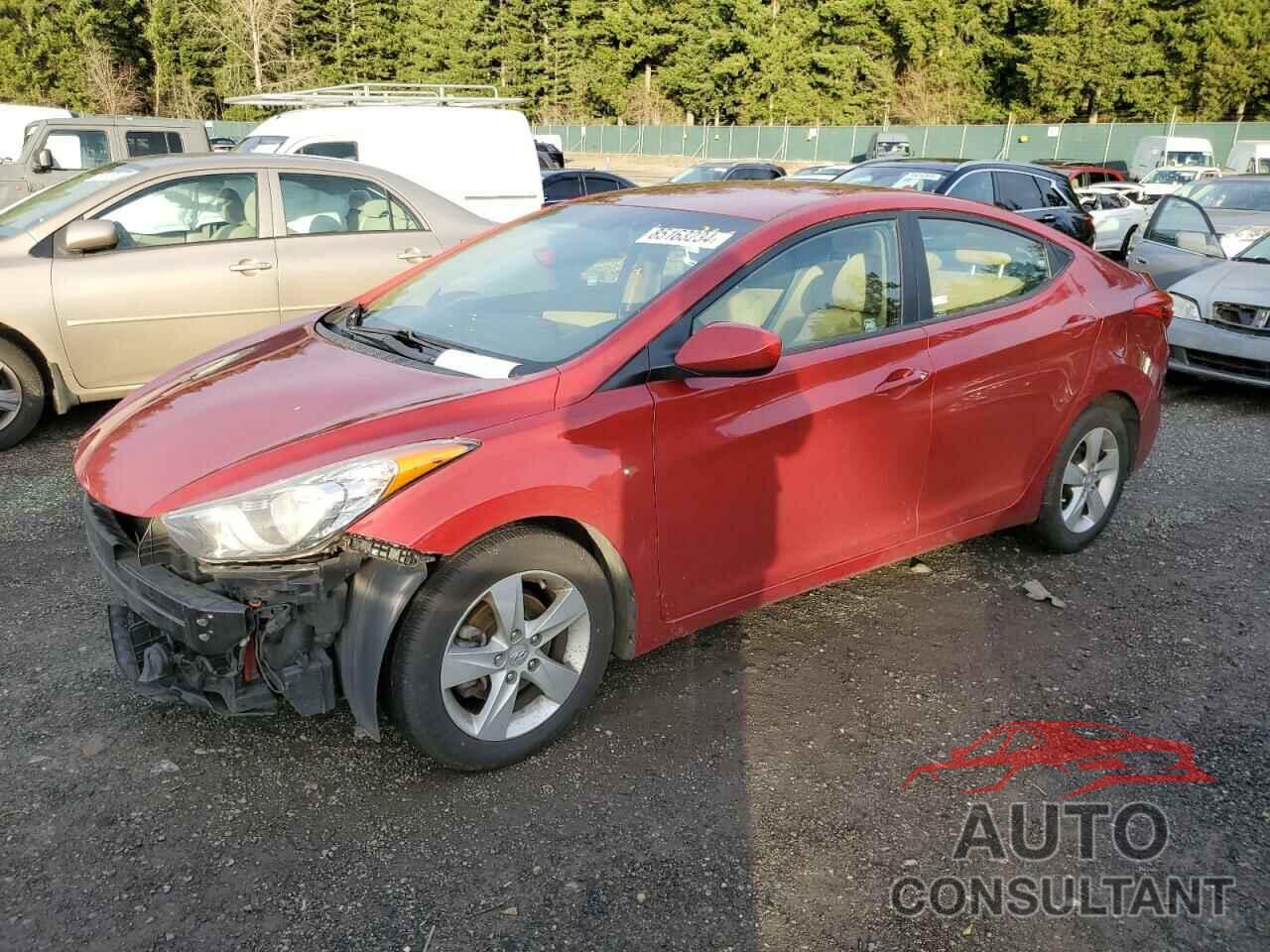 HYUNDAI ELANTRA 2013 - KMHDH4AE5DU507465