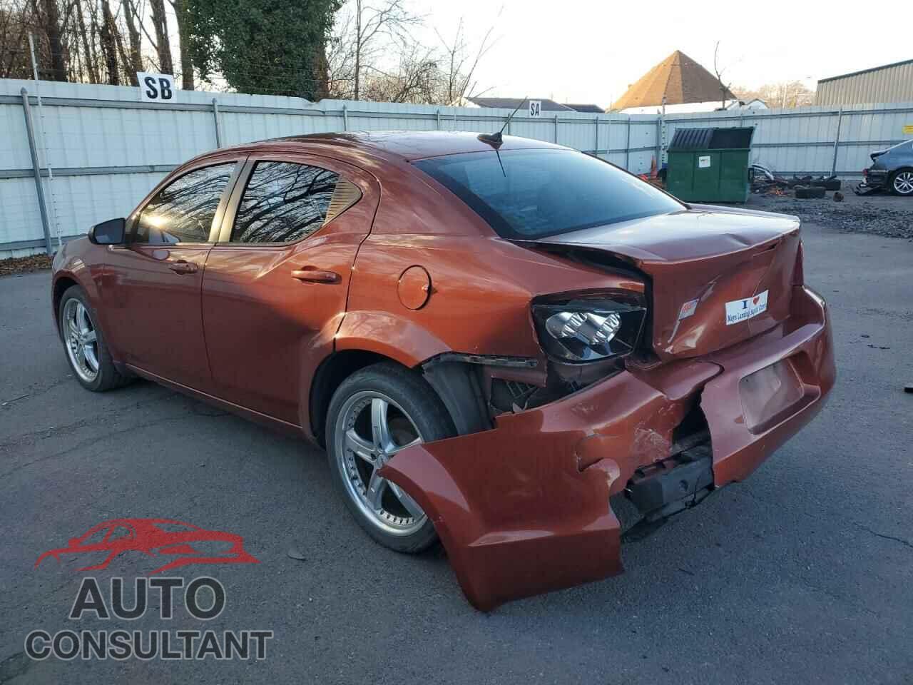 DODGE AVENGER 2012 - 1C3CDZAB6CN183163