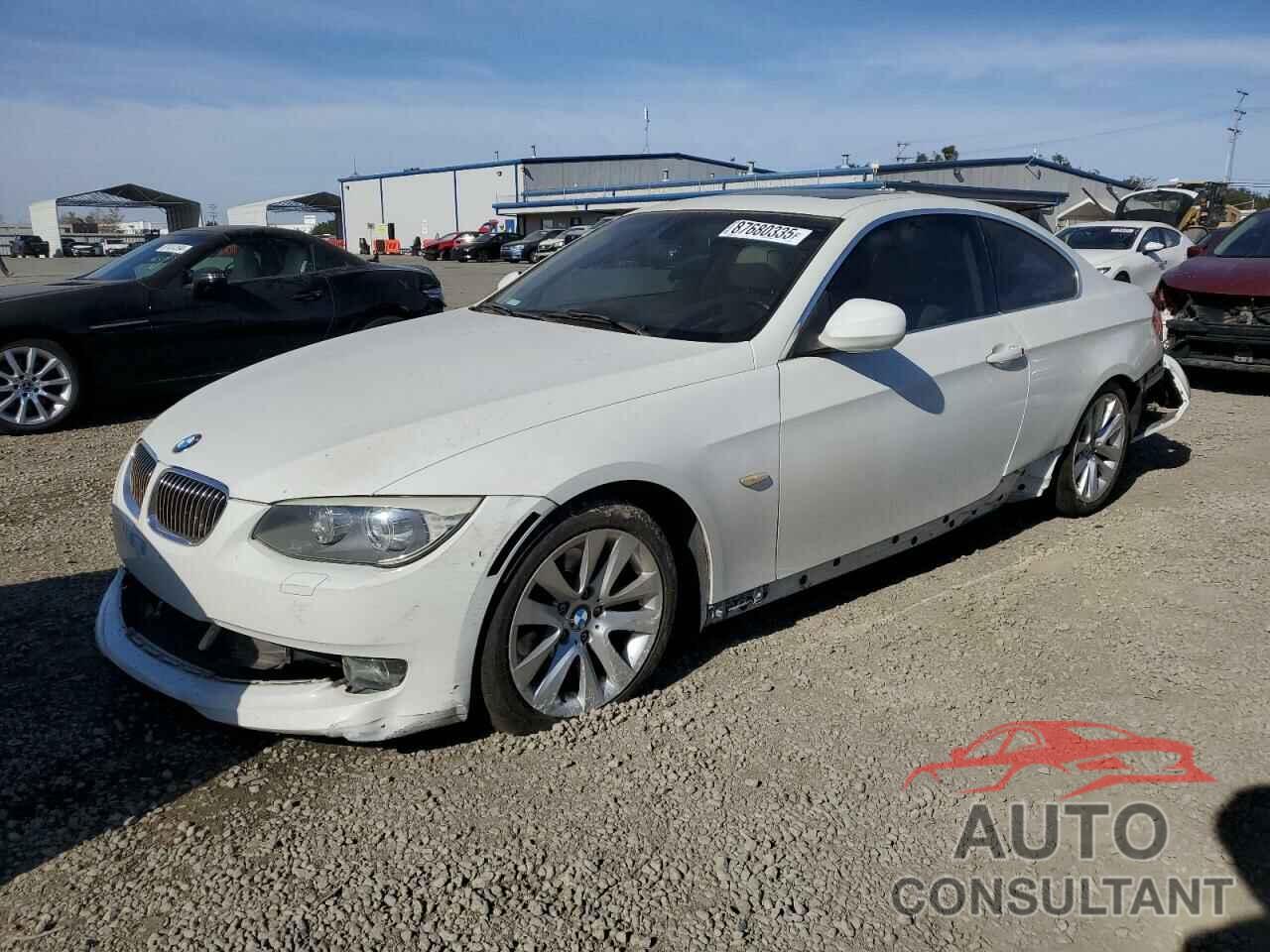 BMW 3 SERIES 2011 - WBAKE5C54BE755444