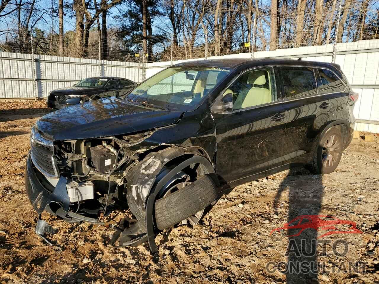 TOYOTA HIGHLANDER 2015 - 5TDZKRFH2FS078014