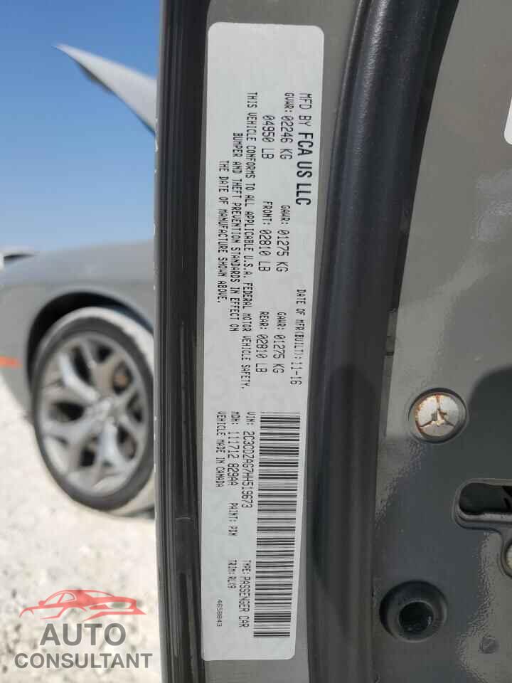 DODGE CHALLENGER 2017 - 2C3CDZAG7HH519673