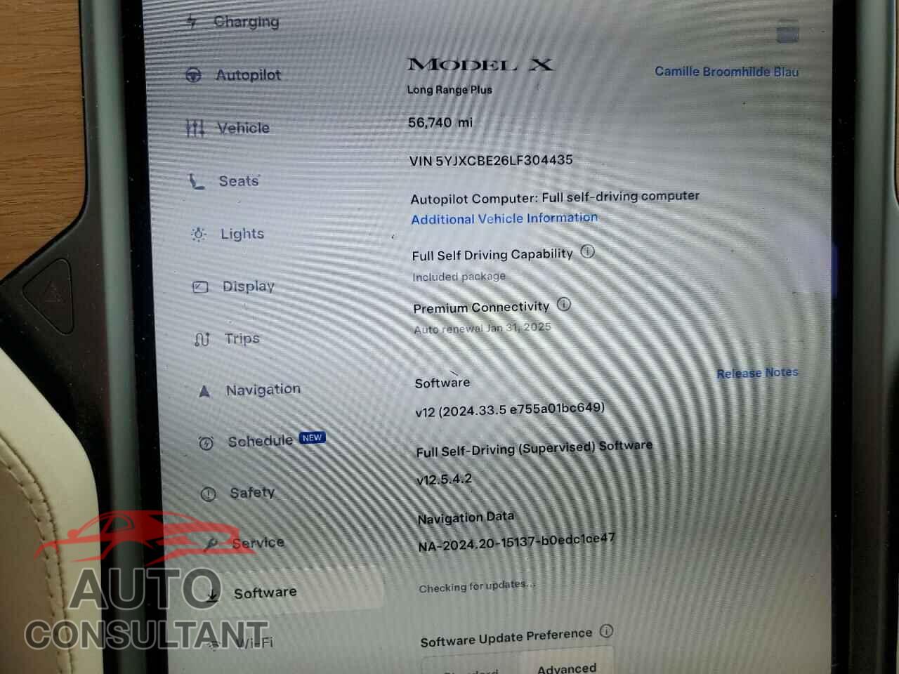 TESLA MODEL X 2020 - 5YJXCBE26LF304435
