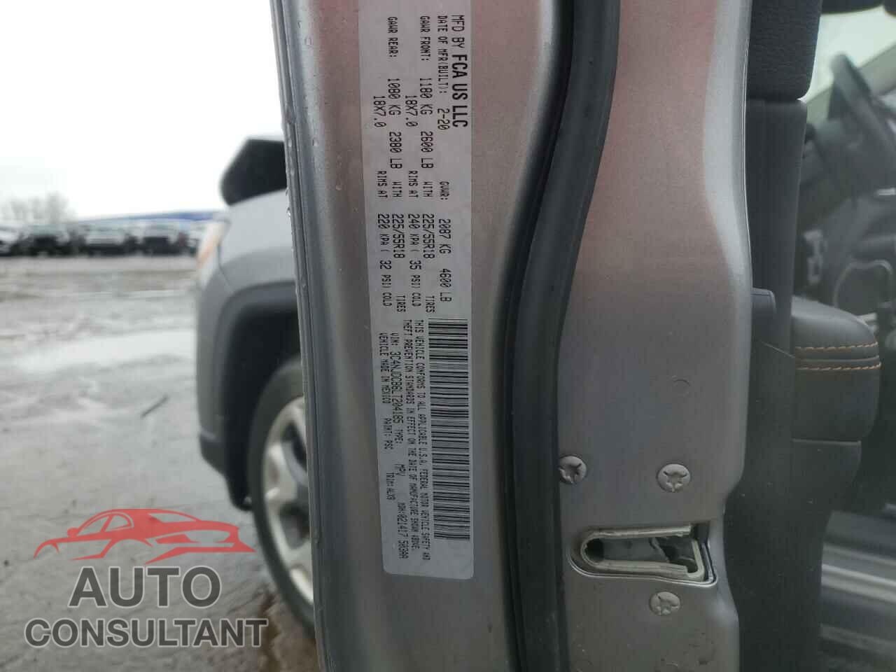 JEEP COMPASS 2020 - 3C4NJDCB6LT204185