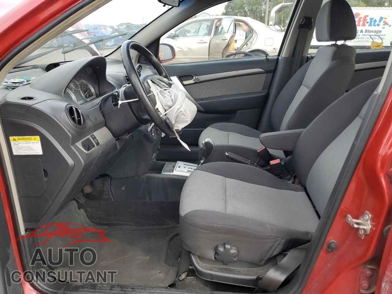 CHEVROLET AVEO 2009 - KL1TD66E09B651726