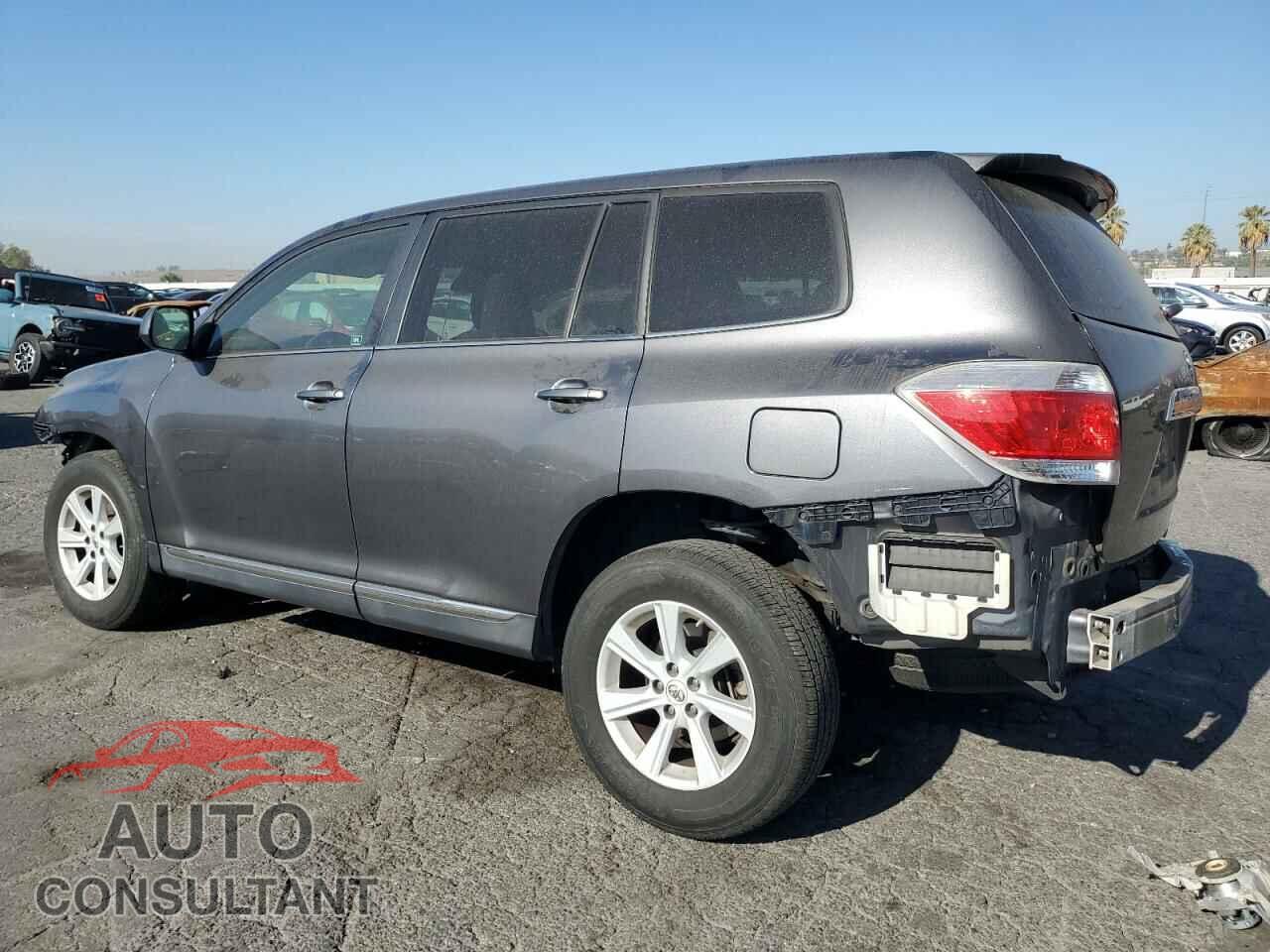 TOYOTA HIGHLANDER 2012 - 5TDZA3EH4CS027949