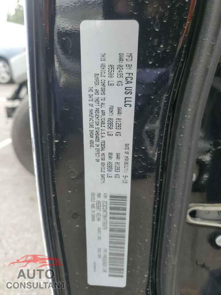 DODGE CHARGER 2019 - 2C3CDXKT9KH726976