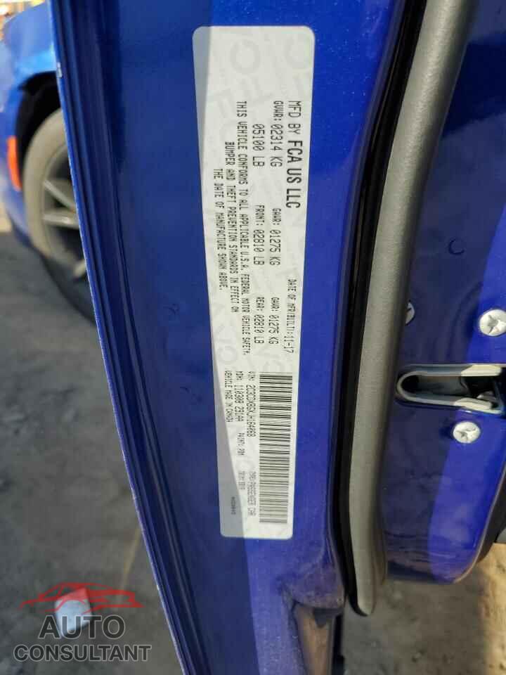 DODGE CHARGER 2018 - 2C3CDXBGXJH164068