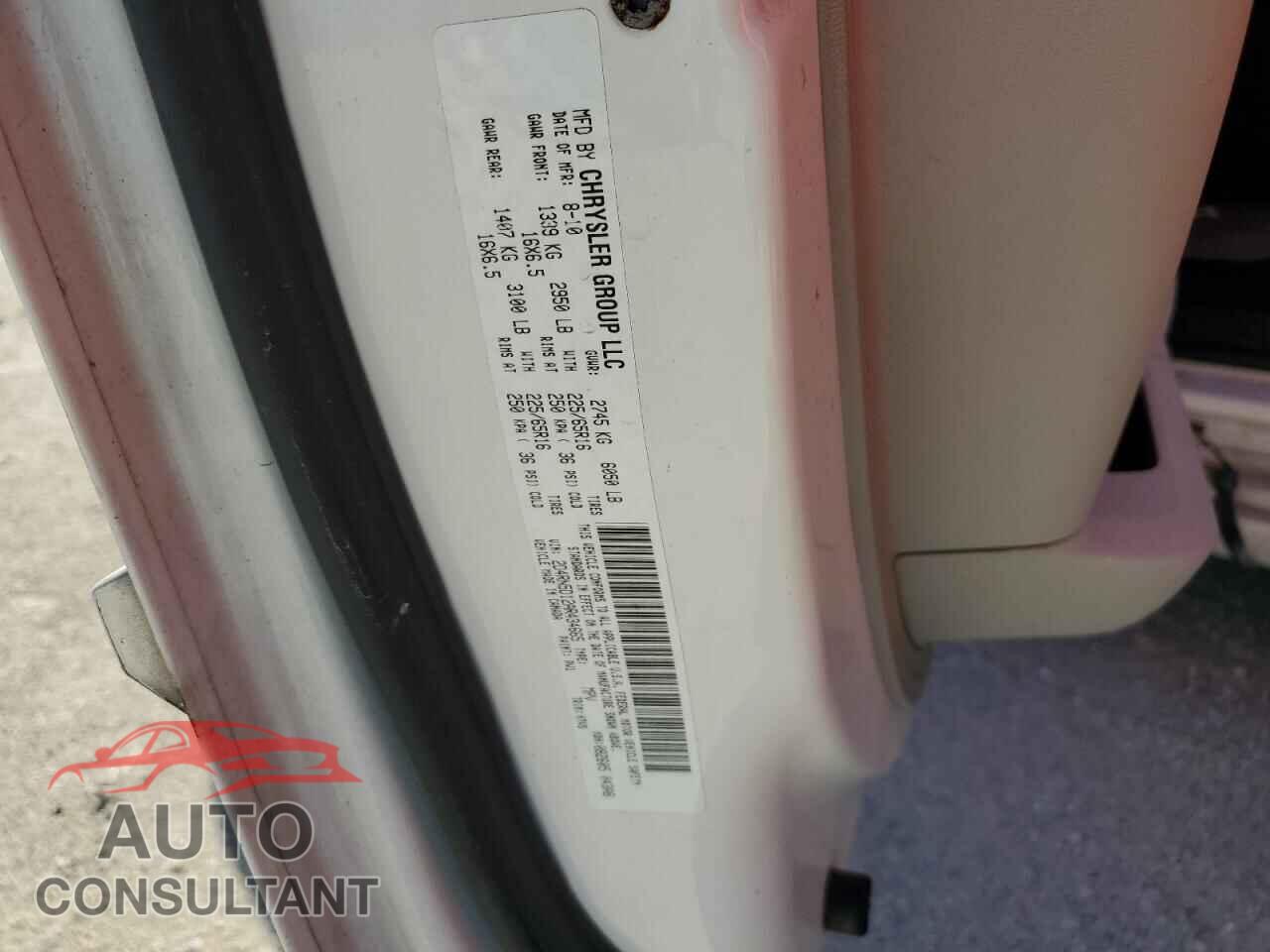 DODGE CARAVAN 2010 - 2D4RN5D12AR434665