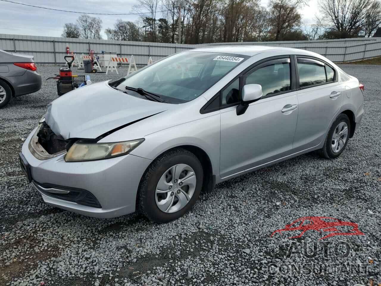 HONDA CIVIC 2013 - 2HGFB2F51DH548630